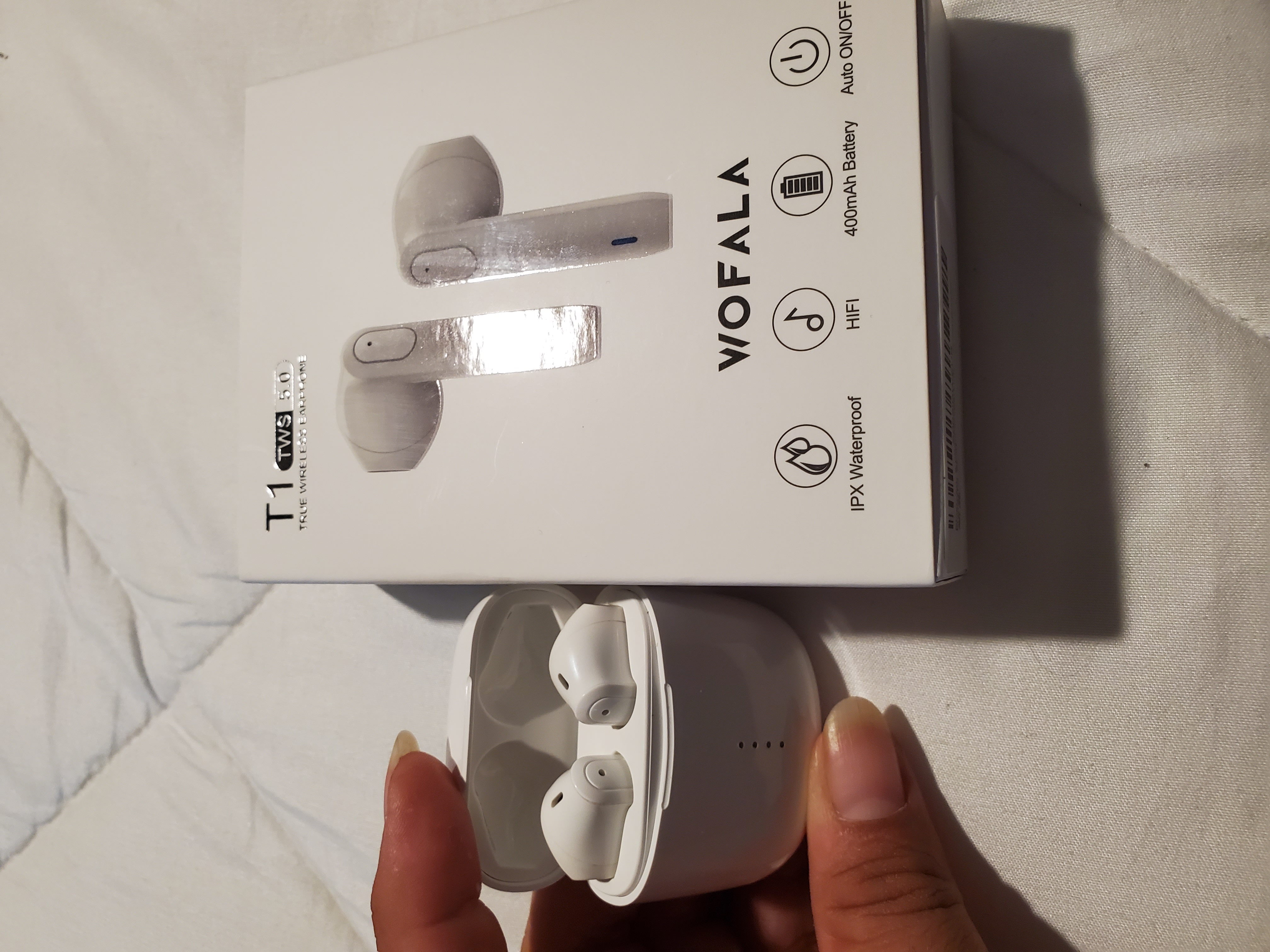 WOFALA T1 Wireless Earbuds Perfect for Gym and Outdoor Sports