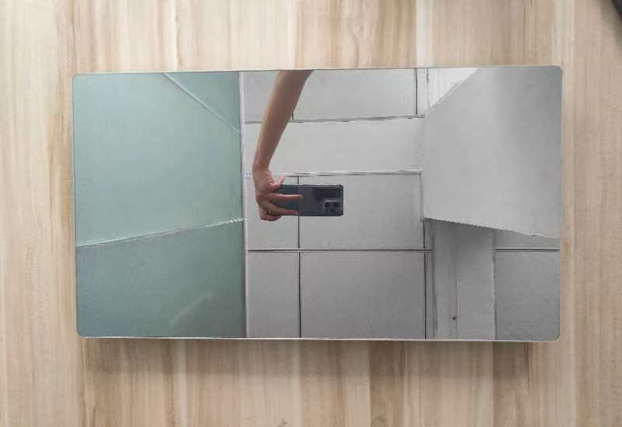  Leotachi Espejo inteligente de tocador de baño de 33 x 24  pulgadas, impermeable, pantalla táctil de 21.5 pulgadas, con iluminación  LED ajustable de 3 colores, Bluetooth, pronóstico del tiempo, : Electrónica